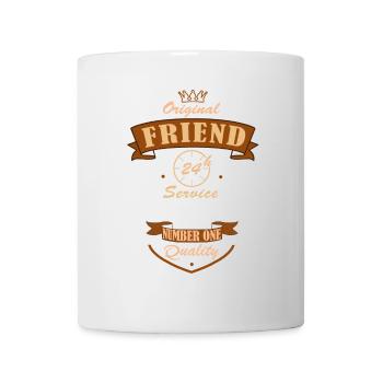 Friend Friend der echte, der da ist - Tasse - Weiß - Vorne