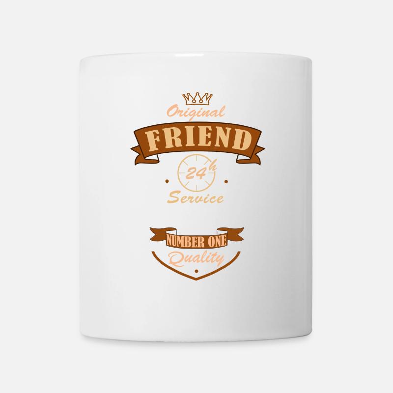Friend Friend der echte, der da ist - Tasse - Weiß