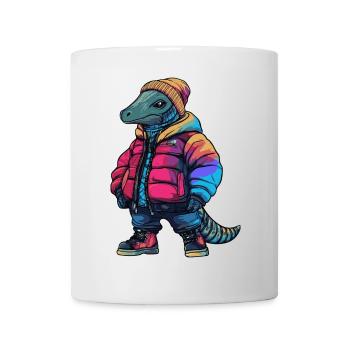 Armadillo Mode Hiver - Mug blanc - blanc - Devant