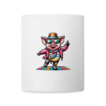 Funny Dance Sow - Mug - white - Front