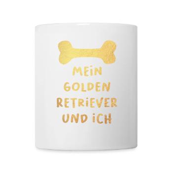 Golden Retriever Gold Hunde Gassi Tierliebe - Tasse - Weiß - Vorne