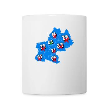Midi-Pyrénées Region - Mug - white - Front