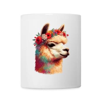 Alpaka - Tasse - Weiß - Vorne