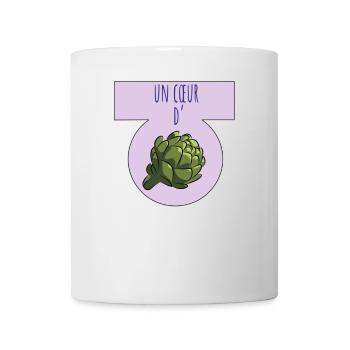 An artichoke heart - Mug - white - Front