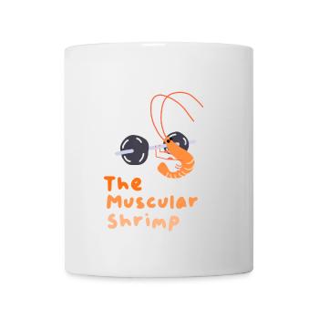 Muscular shrimp - Mug - white - Front