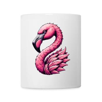 Flamant - Mug blanc - blanc - Devant