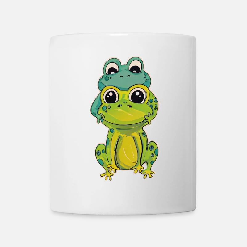 Two frog friends - Mug - white