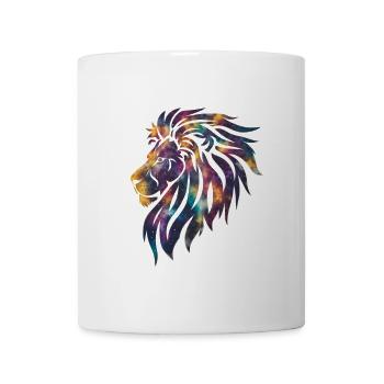 Galaxy Lion Cosmic - Mug - white - Front
