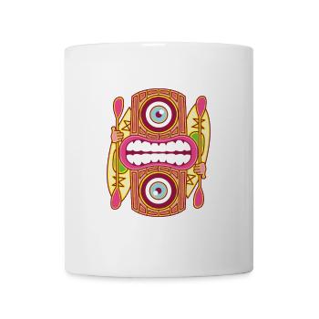 Red Tiki King - Kayak - Mug - white - Front
