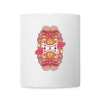 Red Tiki Queen - Anthurium - Mug - white - Front
