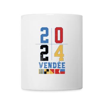Globe regatta design Year 2024 Vendée - Mug - white - Front