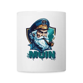 MOIN - Grim Captain with Whistle - Mug - white - Front