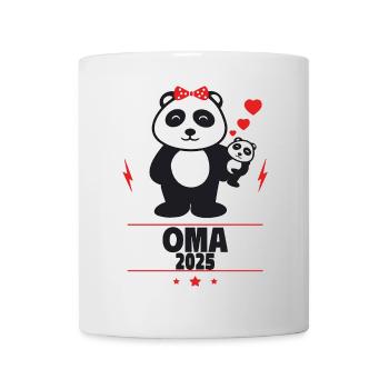 Oma im Jahr 2025 Verkünde die frohe Botschaft - Tasse - Weiß - Vorne