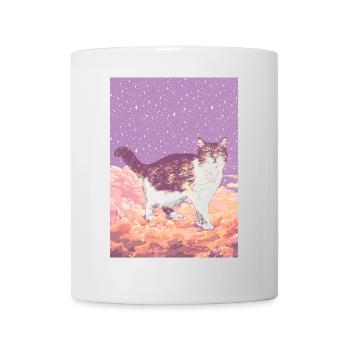WOLKENKATZE - Tasse - Weiß - Vorne