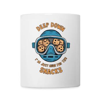 I Dive Deep for Snacks - Mug - white - Front