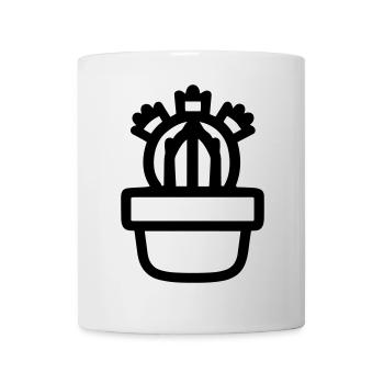 Kaktus - Tasse - Weiß - Vorne