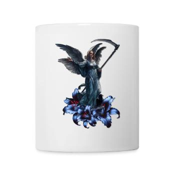 Engels Frau, Lilien, closing - Tasse - Weiß - Vorne