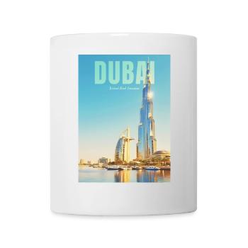 Dubai Skyline – Wüstenmetropole - Tasse - Weiß - Vorne