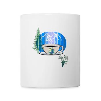 80s 90s Mountain Coffee Mug Austria Tyrol - Mug - white - Front
