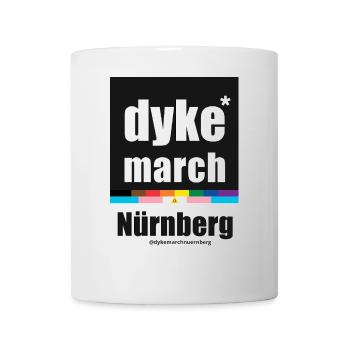 Dyke*March Nürnberg Logo prog. flag - Tasse - Weiß - Vorne