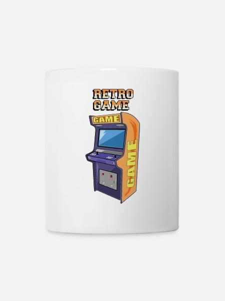 Retro-Spiel - Tasse - Weiß