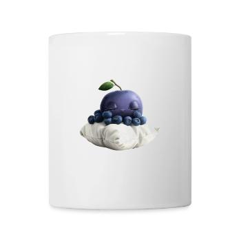 Blaubeere - Tasse - Weiß - Vorne