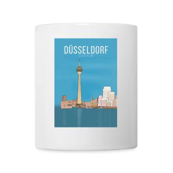 Düsseldorf - Tasse - Weiß - Vorne