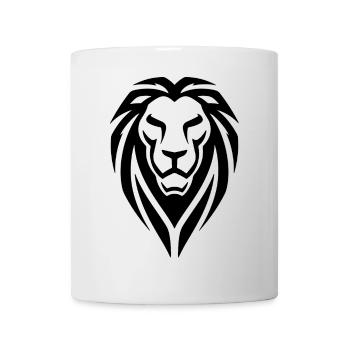 Tribal Lion - Mug blanc - blanc - Devant