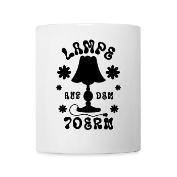 Lampe aus den 70ern - Tasse - Weiß - Vorne