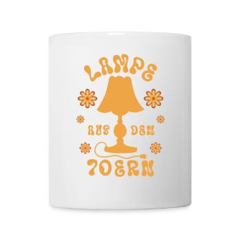Lampe aus den 70ern - Tasse - Weiß - Vorne