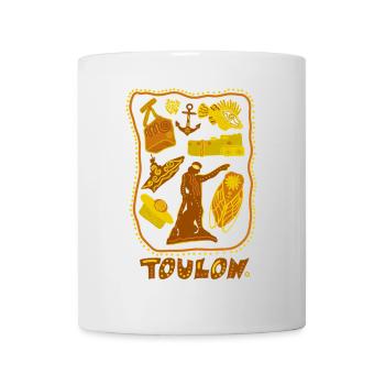 Toulon and its symbols - Mug - white - Front
