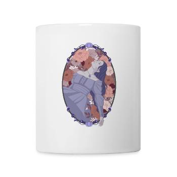 Melancholy in flowers - Tasse - Weiß - Vorne