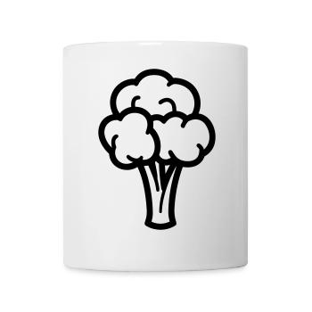 brocoli - Mug blanc - blanc - Devant