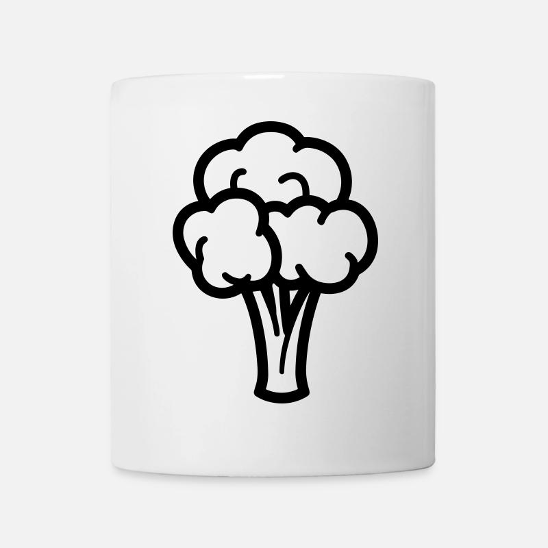 brocoli - Mug blanc - blanc