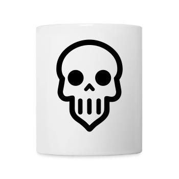Skull - Mug - white - Front