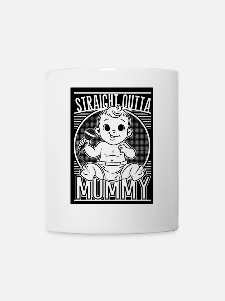 Straight Outta Mommy – Baby! - Mug - white