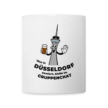 Was in Dusseldorf passiert - Tasse - Weiß - Vorne