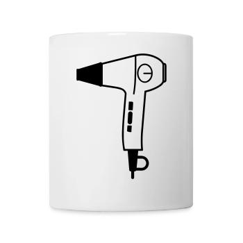 Hair dryer - Mug - white - Front