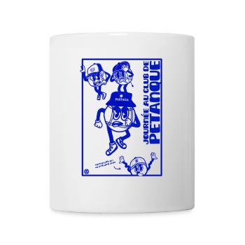 Journée au club de pétanque - style sud - Mug blanc - blanc - Devant