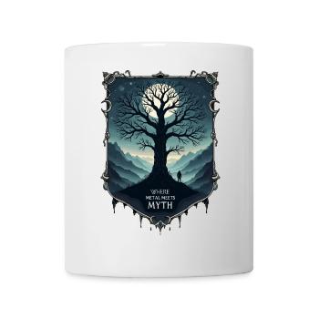 Wo Metall auf Mythos trifft ! - Tasse - Weiß - Vorne