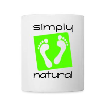 Simply Barefoot | simply barefoot simply natural 2C - Mug - white - Front