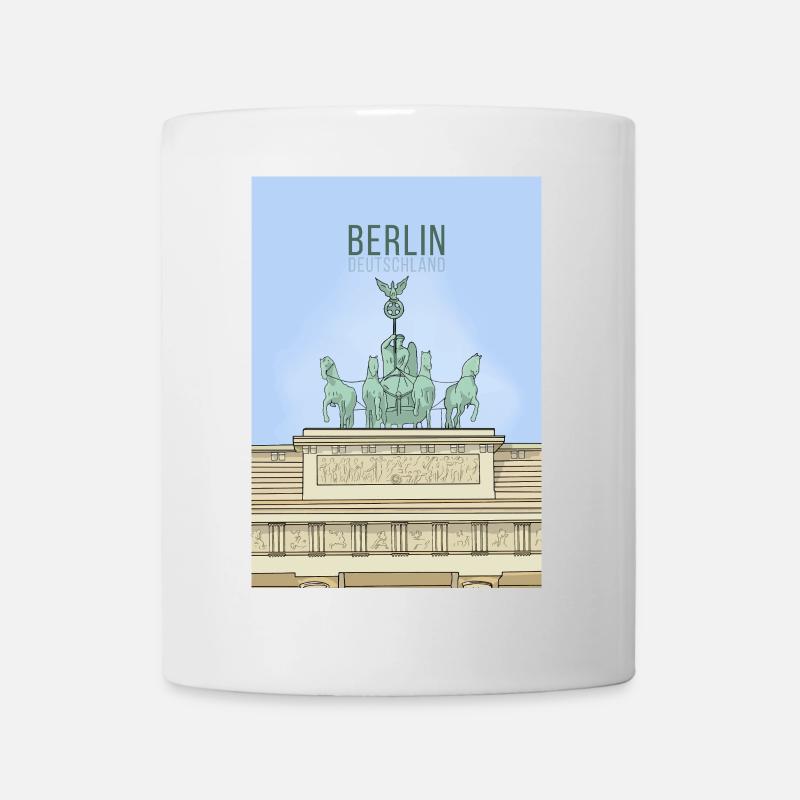Berlin, Deutschland - Tasse - Weiß