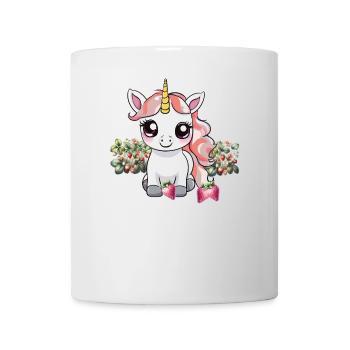 Erdbeeren Einhorn Einhörner Teenie Mädchen Kind - Tasse - Weiß - Vorne