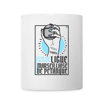 Ligue Marseillaise de Pétanque - Mug blanc - blanc - Devant