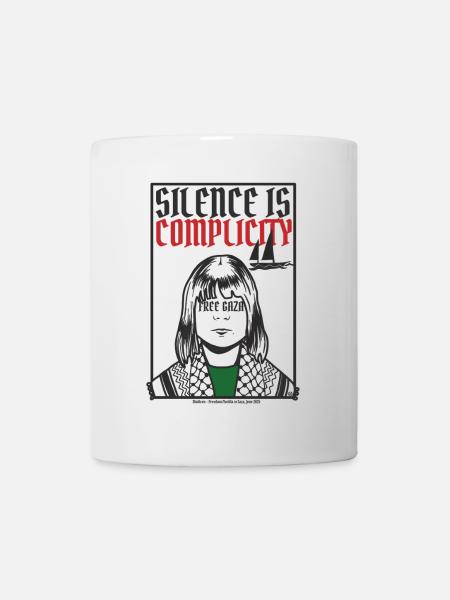 Silence is complicity, Free Gaza, Free Palestine - Mug - white