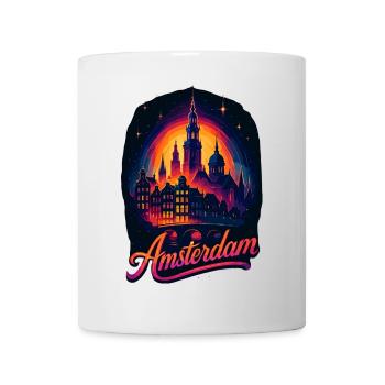 Amsterdam Capital Netherlands Holland Gift - Mug - white - Front