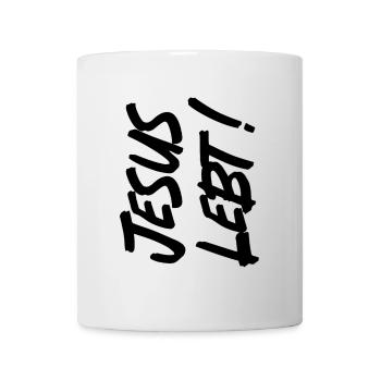 JESUS LEBT - Tasse - Weiß - Vorne