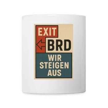 Vintage Protest Poster Block Typography - Mug - white - Front