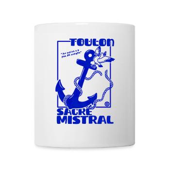 Anchor of Marin Mistral Toulon - Mug - white - Front