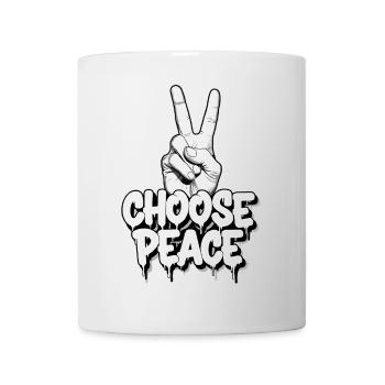 Choose Peace Graffiti - Mug - white - Front